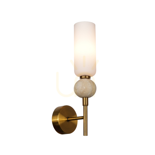 Kontrola Nástěnné svítidlo Italux Santos G9 mosazné WL-95331-1-BRSS