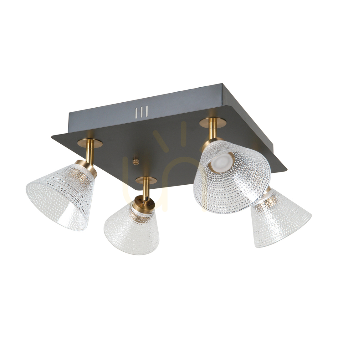 Kontrola Nástěnné LED svítidlo Italux Orella černé 4x 3000K WL-34393-4S-BK-HBR Nástěnné LED svítidlo Italux Orella černé 4x 3000K WL-34393-4S-BK-HBR