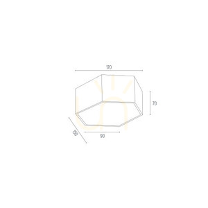 Plafon ARGON LIBERO 8782 LED Reach Peach 1150 lm IP20 small 6