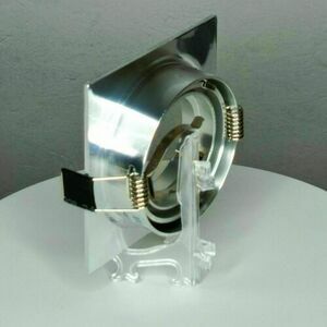 Vestavné svítidlo BASICO GU10 C0006 čtvercové hliník, pohyblivá vložka, otvor 80 mm small 2