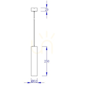 Závěsné LED svítidlo Mantra BOLONIA 8356, černé, 7 W CCT small 4