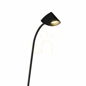 Stojací lampa Mantra CAPUCCINA 7585 černá, 129 cm, LED 8 W 3000 K, nožní vypínač small 1