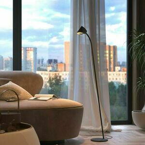 Stojací lampa Mantra CAPUCCINA 7585 černá, 129 cm, LED 8 W 3000 K, nožní vypínač small 2