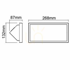 Venkovní nástěnné svítidlo Mantra CREEK 8860 černé LED 20 W IP65 2 Venkovní nástěnné svítidlo Mantra CREEK 8860 černé LED 20 W IP65 small 2