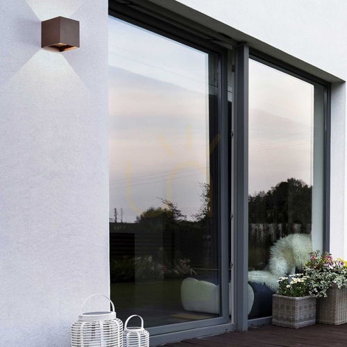 Kontrola Venkovní nástěnné svítidlo Mantra Davos 6527 LED 12 W 3000 K, corten