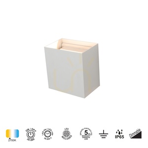 Venkovní nástěnné svítidlo Mantra DAVOS XL 8610 bílé LED 20 W 2700 K small 1
