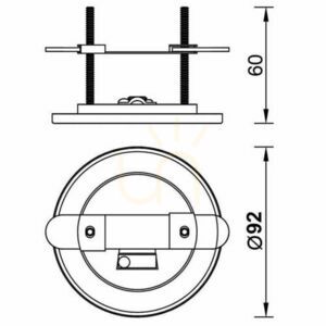 Závěsné svítidlo Mantra ELSA 8246+7856 small 2