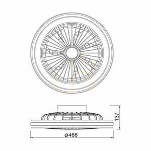 Stropní ventilátor Mantra GAMER 8292 Lustr Mantra GAMER small 3