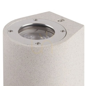 Bílé venkovní nástěnné svítidlo Mantra LEVI 7180, beton, 2×GU10 small 3
