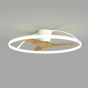 Stropní ventilátor se světlem Mantra NEPAL 7532 bílý/buk LED 75 W 105 cm small 2