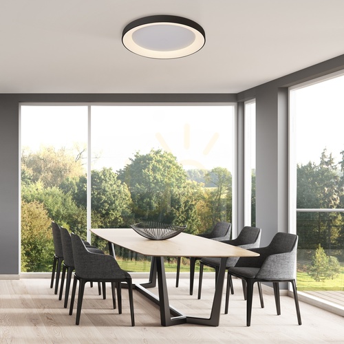 Kontrola LED stropní svítidlo Mantra NISEKO II 8640 černé 78 cm s dálkovým ovladačem