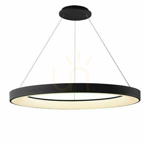 Kontrola Závěsný kruhový lustr Mantra NISEKO II 90 cm černý LED CCT s ovladačem 8646