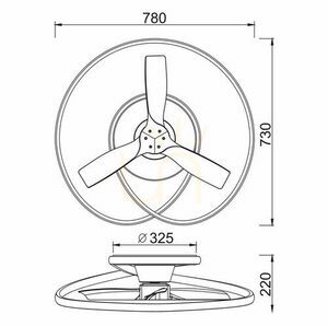 Lustr Stropní ventilátor Lustr Mantra OCEAN 8235 small 3