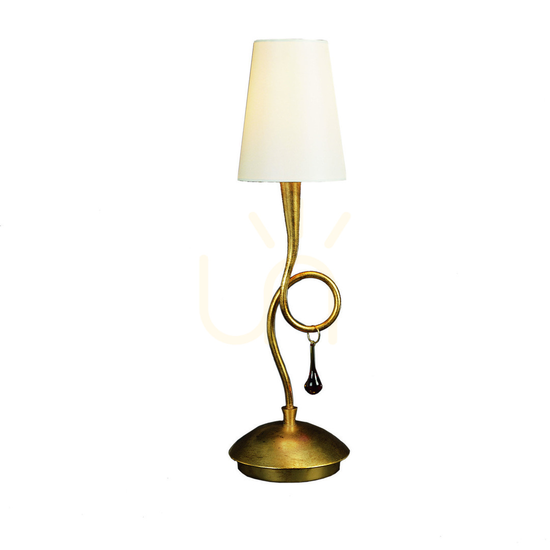 Kontrola Zlatá stolní lampa Mantra Paola 3545 E14 Zlatá stolní lampa Mantra Paola 3545 E14