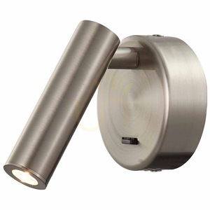 Nástěnná čtecí lampa Mantra PREA 6076 LED 3 W 3000 K – saténový nikl small 0