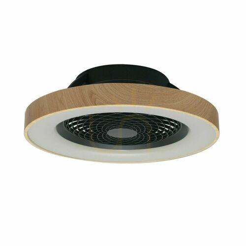 Kontrola Stropní ventilátor s LED osvětlením Mantra TIBET 7127 dřevo/černá