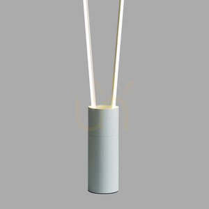 Bílá stojací lampa Mantra VERTICAL 7345 LED 44 W se stmívačem small 3