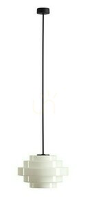 Stropní svítidlo Aldex Filo Milky L černé, mléčné sklo 28 cm E27 9000PL_G1_L small 0