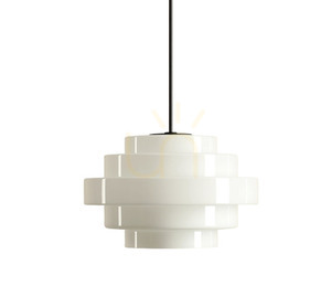 Stropní svítidlo Aldex Filo Milky M černé sklo E27 28 cm 9000PL_G1_M small 1