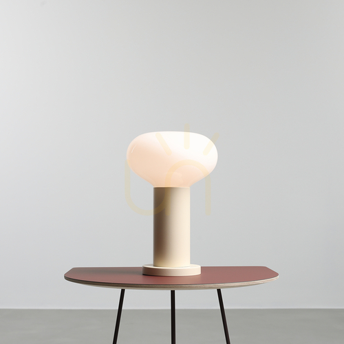 Kontrola Stolní lampa Aldex Flo Cream S béžová opálové sklo 7000B9_S