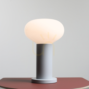 Stolní lampa Aldex Flo Grey S šedá, ocel a sklo, 29 cm, E14 7000B22_S small 1
