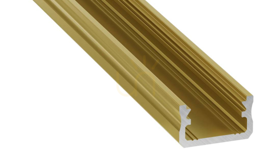 Kontrola Povrchový LED profil Lumines A, zlatý RAL 1923 matný, 1 m, 10-1666-10 Povrchový LED profil Lumines A, zlatý RAL 1923 matný, 1 m, 10-1666-10