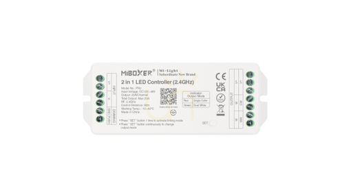 Kontrola MiBoxer PŘIJÍMAČ 48 V 20 A RF 2.4G MONO/CCT PR2
