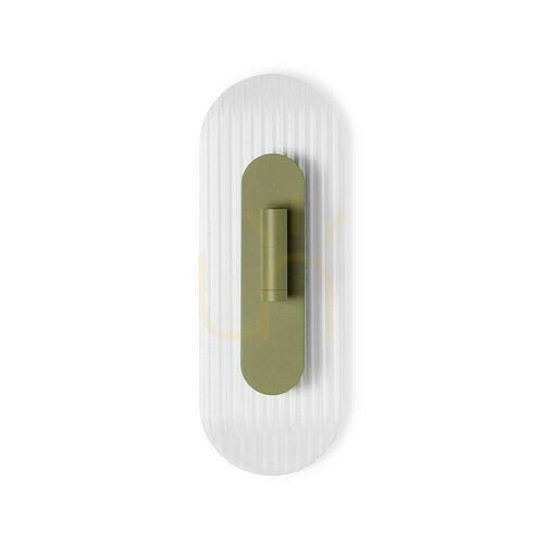 Kontrola RIFLO W C olivová nástěnná lampa, nástěnná lampa s nastavitelným reflektorem UMMO