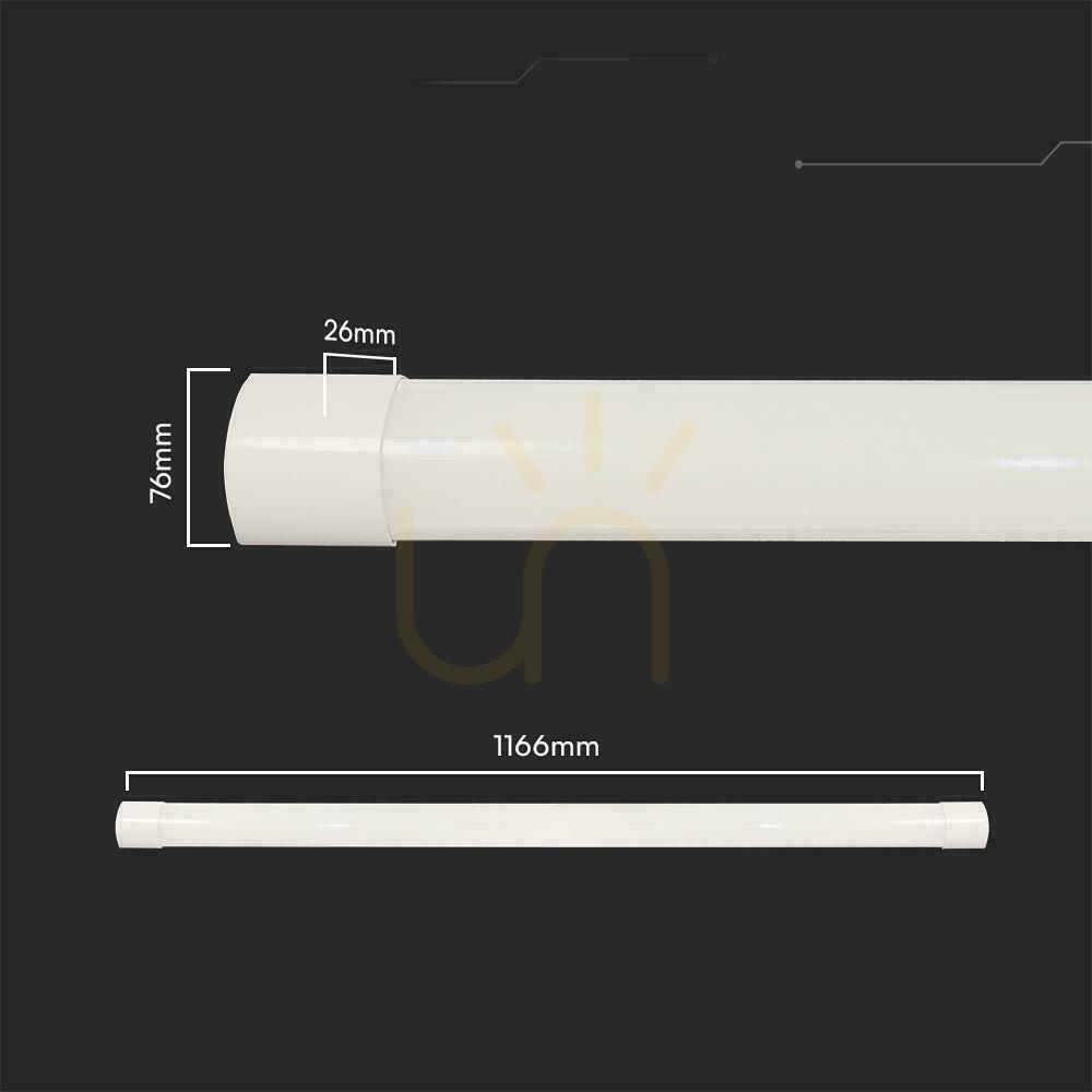 Kontrola V-TAC 40W LED lineární svítidlo pro povrchovou montáž SAMSUNG CHIP 120cm 120Lm/W CCT Změna barvy VT-8340CCT 3000K-6500K 4800lm V-TAC 40W LED lineární svítidlo pro povrchovou montáž SAMSUNG CHIP 120cm 120Lm/W CCT Změna barvy VT-8340CCT 3000K-6500K 4800lm