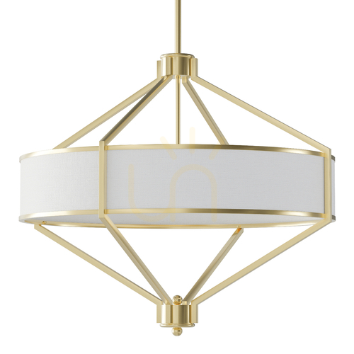 Kontrola Závěsné svítidlo Zundo Open Design Highlights bílé 4xE27 Ø600 mm
