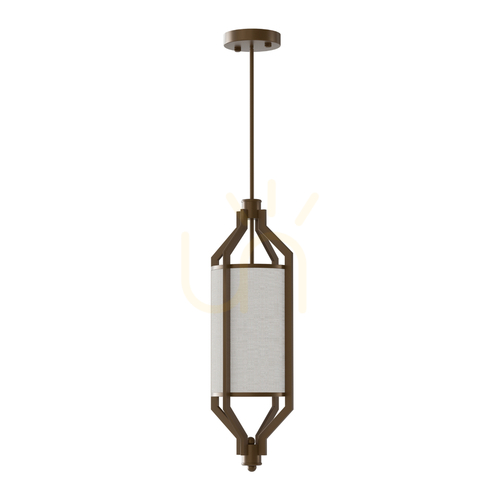 Kontrola Závěsná lampa Zundo 20 hnědá béžová E27 Open Design Highlights