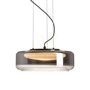 Závěsné svítidlo Rendl NAOMI 35 LED R14400, kouřové a mléčné sklo, černé small 1