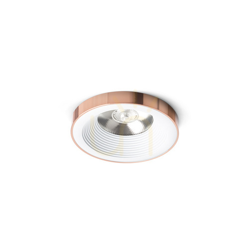 Kontrola Zápustné svítidlo Rendl SHARM PLUS bílá / měď LED 10W 3000K R14562
