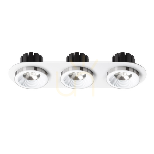 Kontrola Vestavné svítidlo Rendl SHARM R III R14574 bílo-chromové, 3 × 10 W LED 3000 K, 24°, 2700 lm