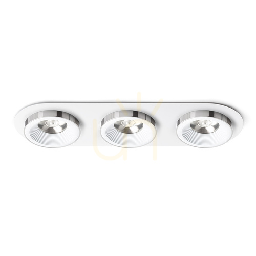 Kontrola Vestavné svítidlo Rendl SHARM R III R14574 bílo-chromové, 3 × 10 W LED 3000 K, 24°, 2700 lm