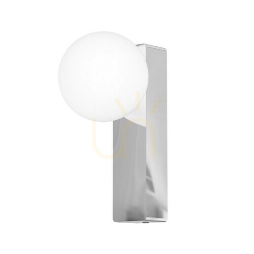 Kontrola Nástěnné svítidlo Open Design Highlights Boletta IP44 bílé opálové chrom G9 1x8W