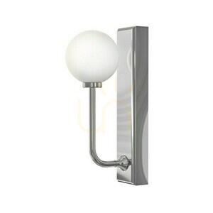 Nástěnné svítidlo Open Design Highlights Ero IP44 bílé opálové chrom G9 9W small 1