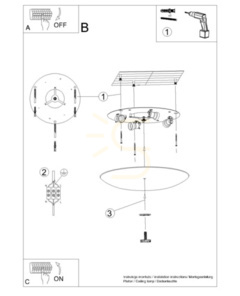 Plafond FUSION 430 Sollux small 4