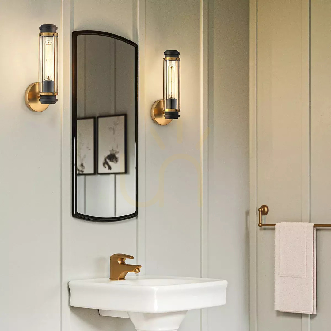 Zobrazit Stožárové nástěnné svítidlo - 1 světelný zdroj - Classic brass Elstead Stožárové nástěnné svítidlo - 1 světelný zdroj - Classic brass Elstead