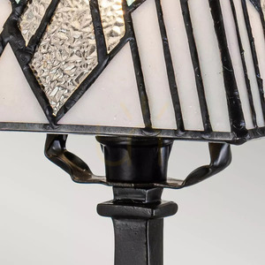 Malá stolní lampa Alderley - 1 světelný zdroj - vintage bronz Elstead small 1