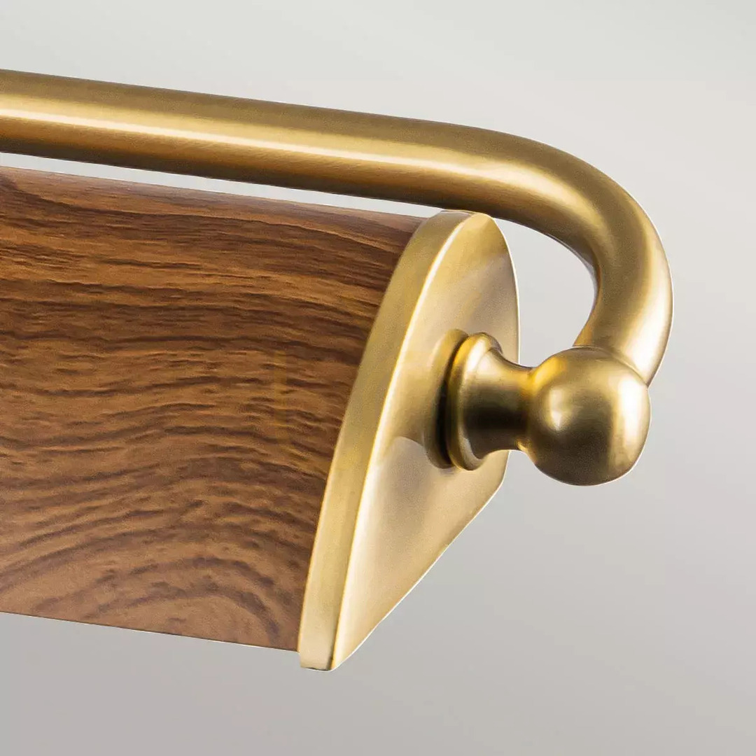 Zobrazit Velká obrazová lampa Winchfield - 4 světelné zdroje - staromosaz Elstead Velká obrazová lampa Winchfield - 4 světelné zdroje - staromosaz Elstead