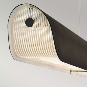 Lineární závěsné svítidlo Elstead ARCO HK-ARCO-LED-LP-117-BX LED 43W 2150lm 3000K, oxidovaná čerň, 117 cm small 2
