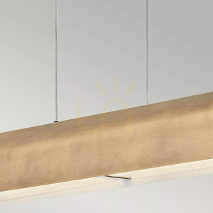 Lineární závěsné svítidlo Hinkley Arco LED 117 cm mosaz Heritage Brass - Elstead small 5
