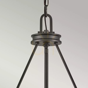 Lustr Collier - 5 světelných zdrojů - Zhasnutá černá Elstead small 3