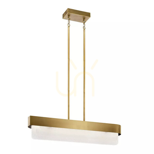 Kontrola Ostrůvkové svítidlo LED Serene 92,5 cm - Natural Brass Elstead