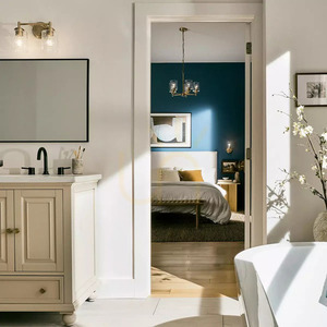 Nástěnné svítidlo Winslow - 2 světelné zdroje - přírodní mosaz Elstead small 6