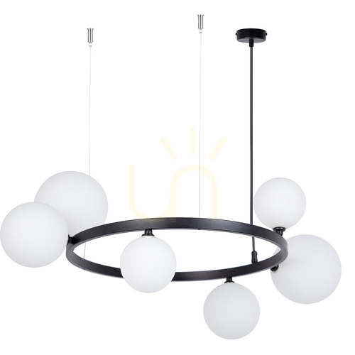 Kontrola Lustr Sigma BOLERO 6 černý/bílý G9 41319