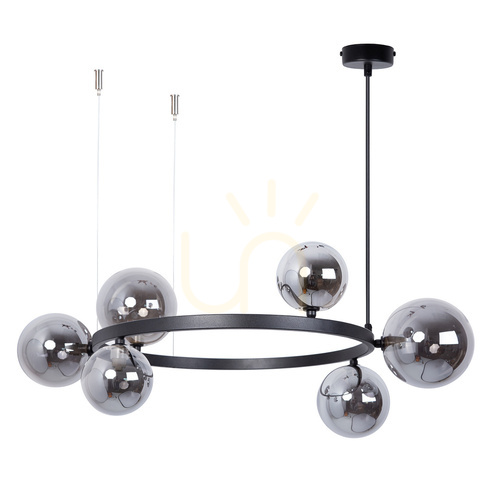 Kontrola Lustr Sigma BOLERO 6 černý grafit G9 SKU 41325