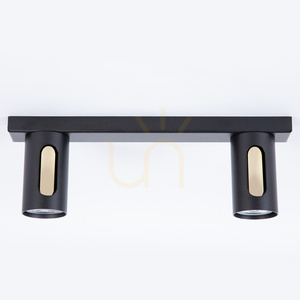 Stropní svítidlo Sigma FLOW 2 černé/zlaté 2x GU10 10W 41217 small 1