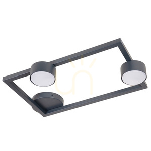 Stropní svítidlo Sigma FRAME 2 grafit 41280 – 2xGX53 max 12W LED, lakovaná ocel, 48x31x7,7 cm, IP20 small 1